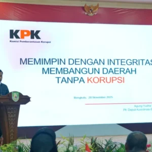 KPK: Bengkulu Wilayah Rentan Korupsi, Skor Integritas Nasional Hanya 71,53