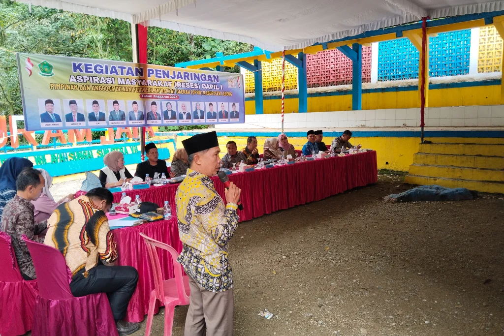 Usulan Fisik Dominasi Reses DPRD Lebong Dapil 1, Irigasi Jadi Fokus