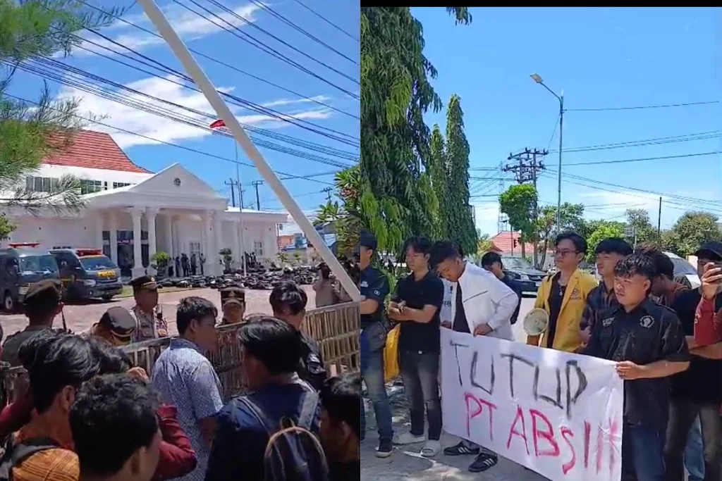 Aksi Mahasiswa Ungkap PT ABS Beroperasi 13 Tahun Tanpa HGU di Bengkulu