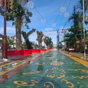 Bengkulu Punya Trotoar Batik Besurek Pertama di Dunia, Belungguk Point Jadi Ikon Baru