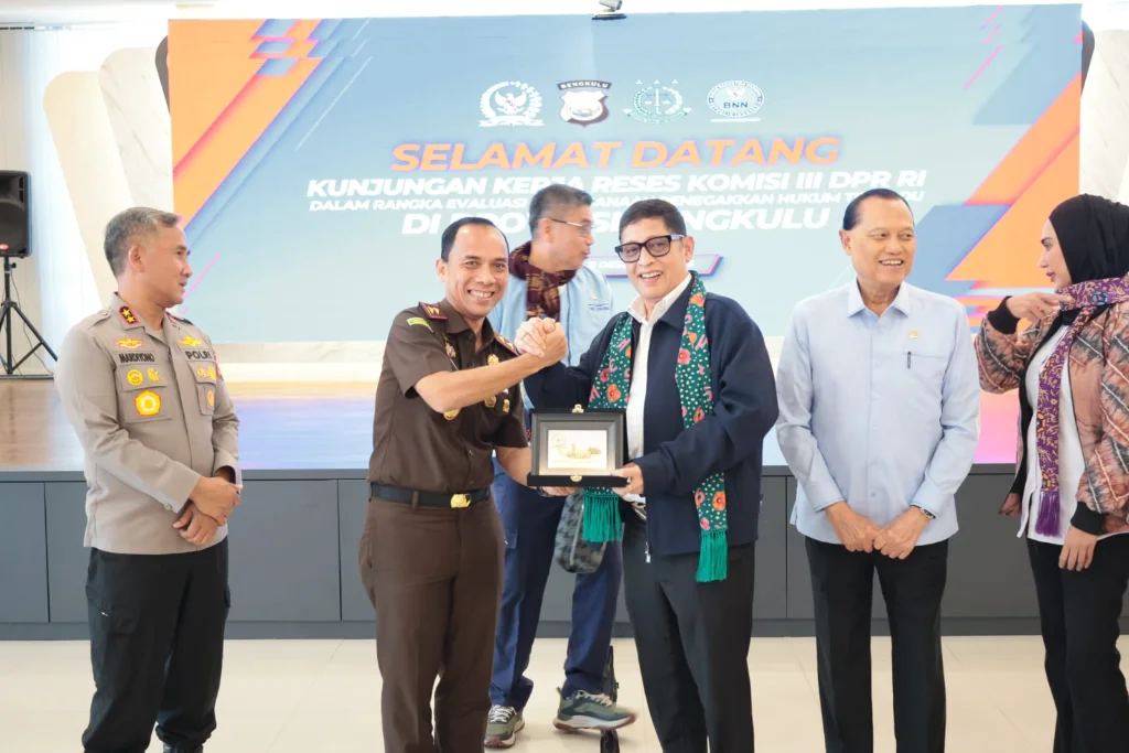Kejati Bengkulu Panen Pujian Komisi III DPR RI, Juara 1 Penanganan Korupsi Terbaik