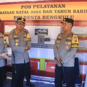 Pos Pelayanan Gerbang Tol Bengkulu Siaga Penuh, Personel Ditekankan Jaga Kewaspadaan