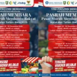 Tekan Inflasi Jelang Nataru, Bengkulu Gelar Pasar Murah Pasrah Membara di Empat Titik