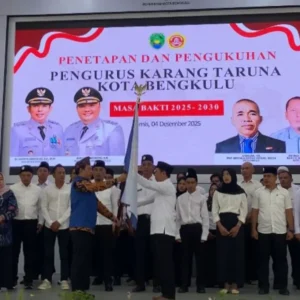 Walikota Dedy Wahyudi Resmi Kukuhkan Pengurus Karang Taruna Masa Bakti 2025–2030