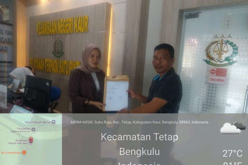 AJB Surati Kejari Hingga Kejagung Terkait Dugaan Tebang Pilih Kasus Perjadin DPRD Kaur