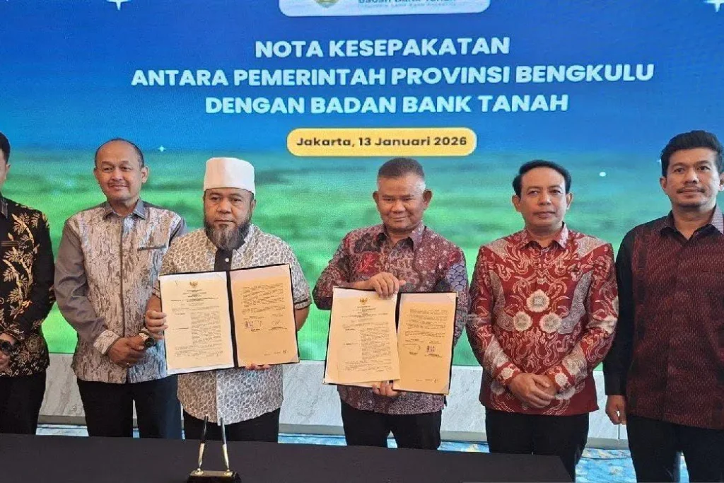 Bengkulu Gandeng Bank Tanah: 20.000 Hektare Lahan Bekas HGU Siap Jadi Sumber PAD Baru