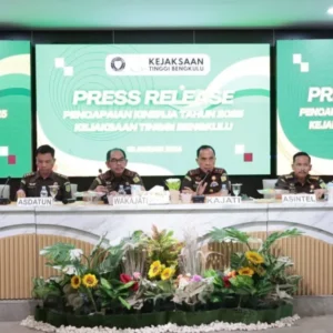 Kejati Bengkulu Selamatkan Rp1,4 Triliun Uang Negara dari Korupsi Sepanjang 2025