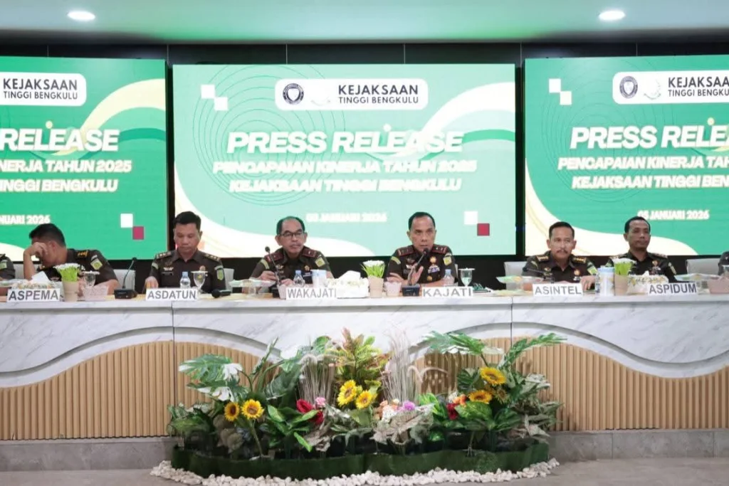 Kejati Bengkulu Selamatkan Rp1,4 Triliun Uang Negara dari Korupsi Sepanjang 2025