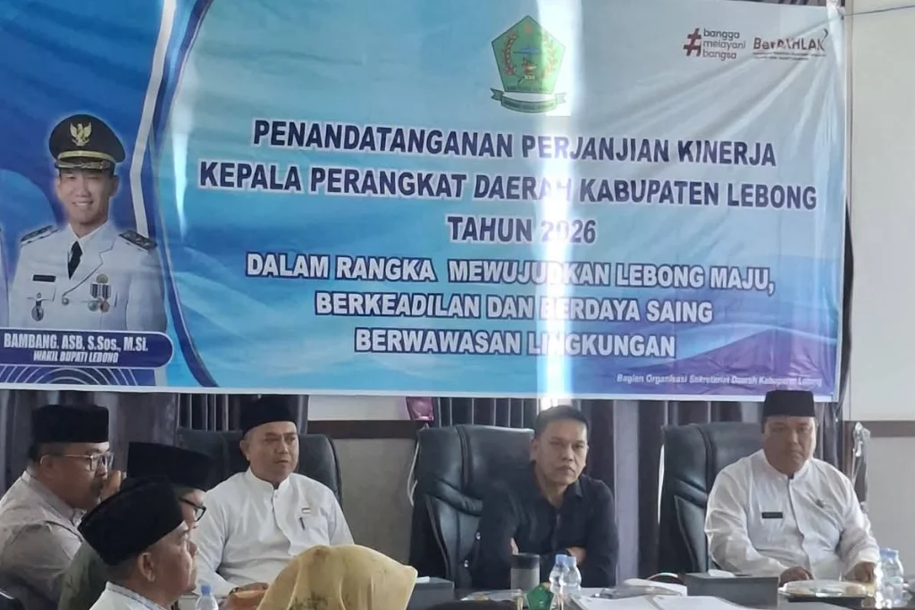 Perjanjian Kinerja 2026, Lebong Perkuat Akuntabilitas Kepala Daerah