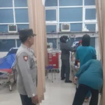 Sigap! Polsek Udanawu Polres Kota Blitar Kawal Pasien Asma Kritis, Nyawa Terselamatkan