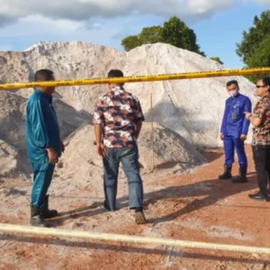 Sorotan Tajam Proyek Konstruksi Pemko Batam, Diduga Gunakan Pasir Ilegal