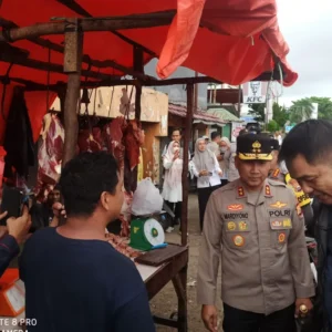H-1 Ramadhan 2026: Kapolda Bengkulu Turun Pantau Kenaikan Harga Bahan Pokok di Pasar