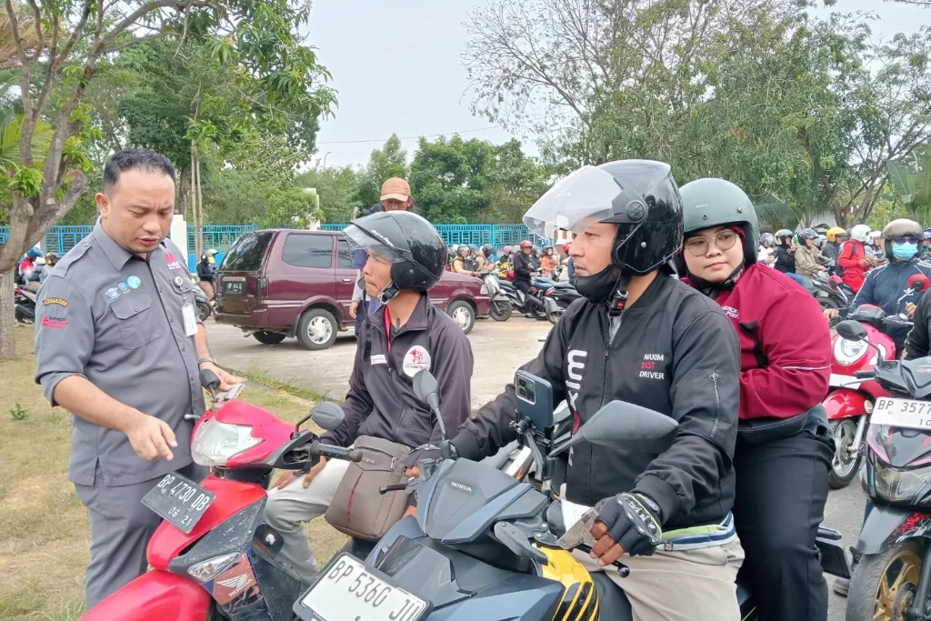 Kolaborasi Polisi, Dishub, Samsat, TNI: Razia Gabungan di Batam Jaring Ratusan Kendaraan