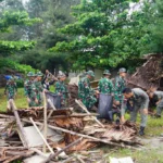 Sinergi TNI-Polri-Pemkot Bersihkan Kawasan Wisata Pantai Panjang: Wujudkan Bengkulu Bersih