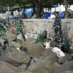 Tindak Lanjut Instruksi Presiden, Korem 041/Gamas Gelar Pembersihan Kawasan Wisata