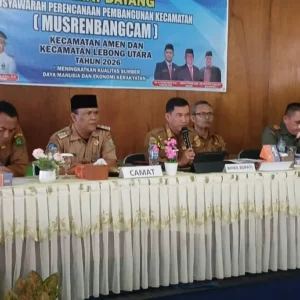 Wabup Lebong Pimpin Musrenbangcam 2026:, Dorong Perencanaan Partisipatif untuk Pembangunan Berkelanjutan