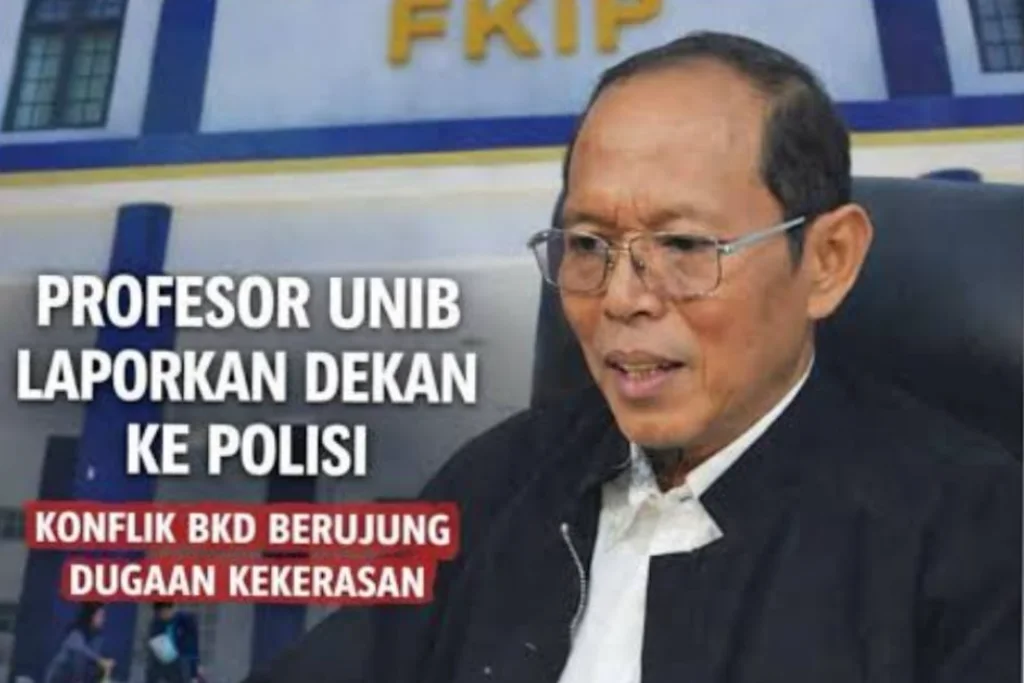Wibawa Universitas Bengkulu Diguncang, Profesor Polisikan Dekan Usai Dugaan Penganiayaan di Kampus