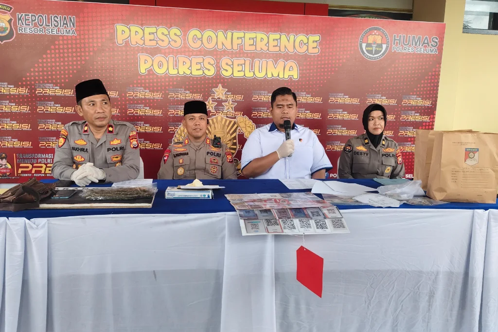 Anak Mantan Kades Lunjuk Yang Ditangkap Edarkan Ganja, Terancam 12 Tahun Bui