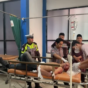Diduga Pengaruh Lem Aibon, Kecelakaan Tunggal di Lebong Akibatkan Pengendara Luka Berat
