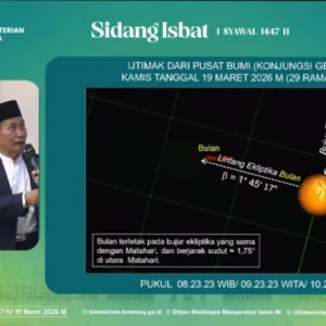 Lebaran 1 Syawal 1447H Jumat apa Sabtu? Hilal Belum Nampak