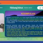 Lebaran 2026: Muhammadiyah Tetapkan Jumat, Pemerintah Tunggu Konferensi Pers Pukul 19.25 WIB