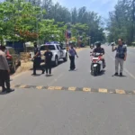 Pantai Panjang Bukan Lagi Sirkuit Gratis! Polisi Pasang Ini, Nyali Pembalap Liar Diuji