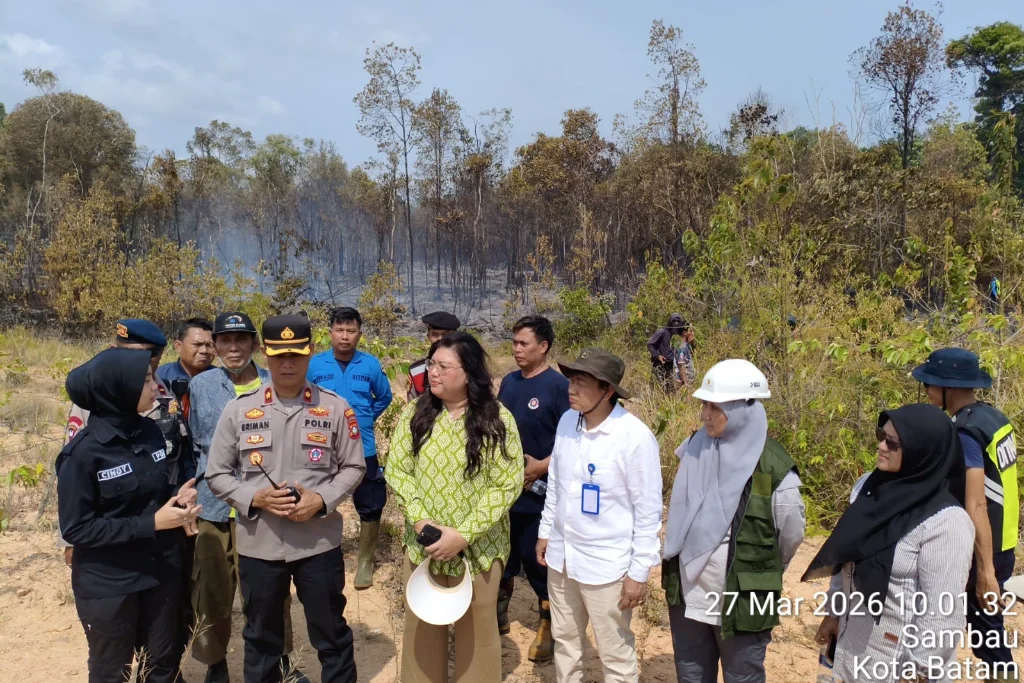 Patroli KRYD Berhasil Deteksi dan Padamkan Api di DAM Sambau Nongsa