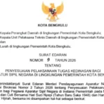 Pemkot Bengkulu Berlakukan Work From Anywhere, Pelayanan Publik Wajib Tetap Jalan