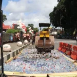 Polres Kota Blitar Musnahkan 2.000 Miras, 165 Knalpot Brong Jaga Kamtibmas