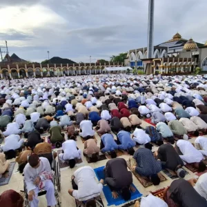 Salat Idul Fitri 1447H di Masjid Raya Baitul Izzah Tanpa Kehadiran Gubernur Bengkulu