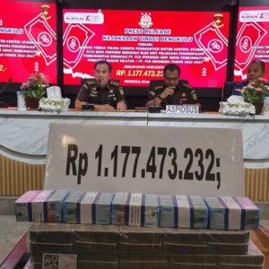 Update Korupsi PLTA Musi: Kejati Bengkulu Terima Rp1,17 Miliar, Total Pemulihan Capai Rp6,12 Miliar