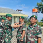 11 Prajurit Kodim 0425/Seluma Naik Pangkat, Dandim Tekankan Disiplin dan Dedikasi