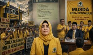 DPD Golkar Kota Bengkulu, Gejolak Berujung Aklamasi Calon Tunggal Ketua