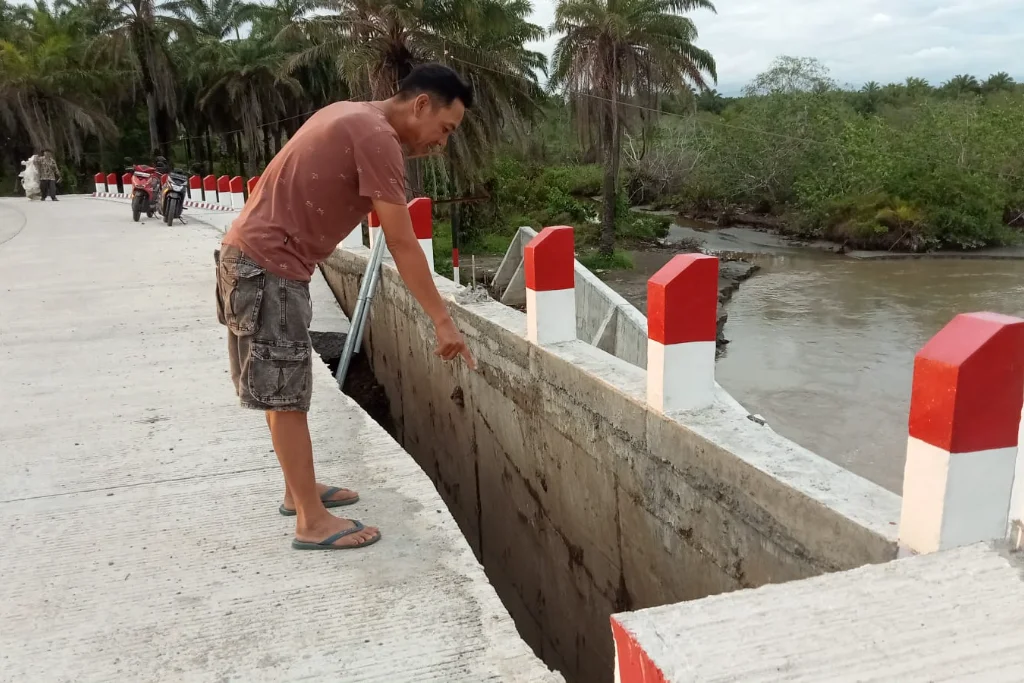 Baru Diresmikan Gubernur 2 Bulan, Jembatan Rp16 Miliar di Seluma Sudah Jebol