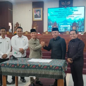 DPRD Lebong Sahkan Raperda Pengarusutamaan Gender dalam Rapat Paripurna