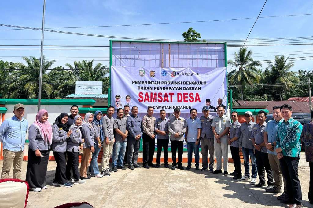 Inovasi Dongkrak Pendapatan Daerah, Bapenda Bengkulu Bangun Gerai Samsat Hingga Desa