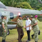 Menhan Sjafrie Sjamsoeddin Tinjau Pembangunan Batalyon 891/TP di Seluma
