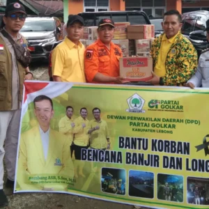 Partai Golkar Lebong Peduli, Salurkan Bantuan Cepat untuk Korban Banjir Partai Golkar Lebong Peduli, Salurkan Bantuan Cepat untuk Korban Banjir