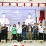Pemko Batam dan Polda Kepri Halalbihalal Dengan Komunitas Pengemudi Online dan Buruh
