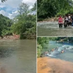 Warga-Bertaruh-Nyawa-Seberangi-Sungai-Janji-Jembatan-Tak-Kunjung-Dibangun