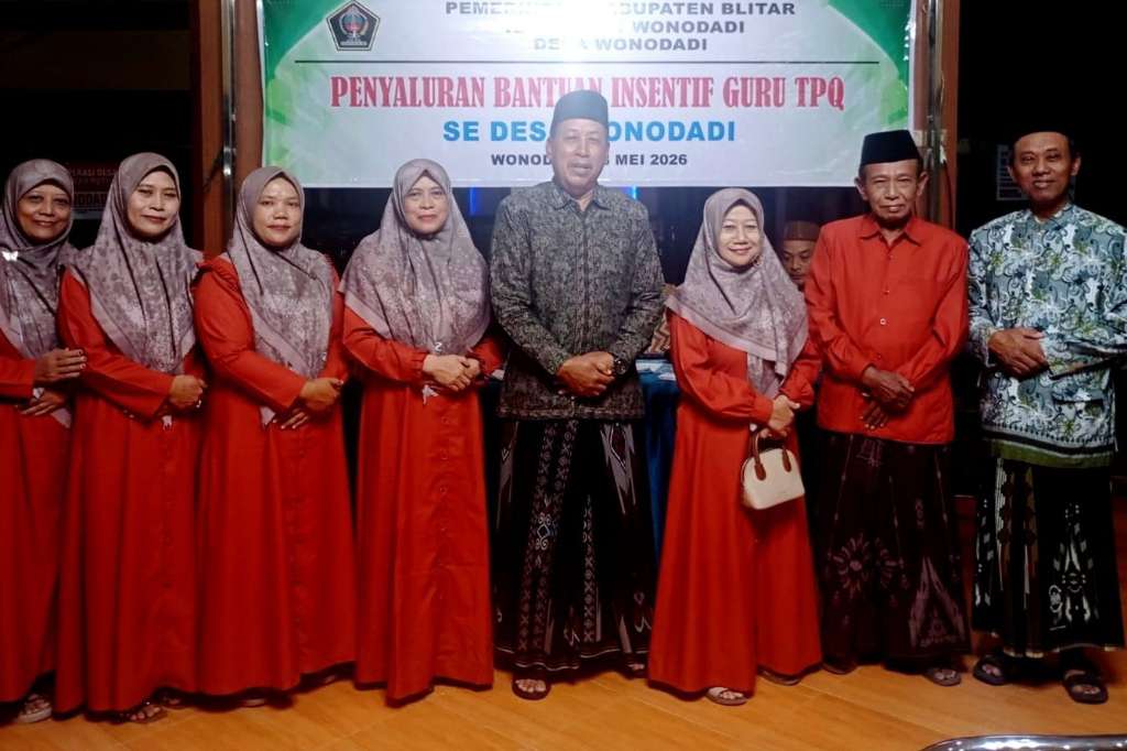 Apresiasi Generasi Qur'ani, Pemdes Wonodadi Blitar Salurkan Insentif untuk 119 Guru TPQ
