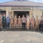 Kapolsek Rimbo Pengadang Perkuat Sinergi dengan Kepala Desa dan Camat