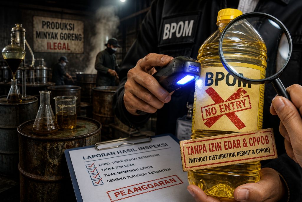 Kasus Minyak Goreng di Bengkulu, Alarm Untuk Masyarakat: Ancaman Kesehatan Produk Tak Berizin