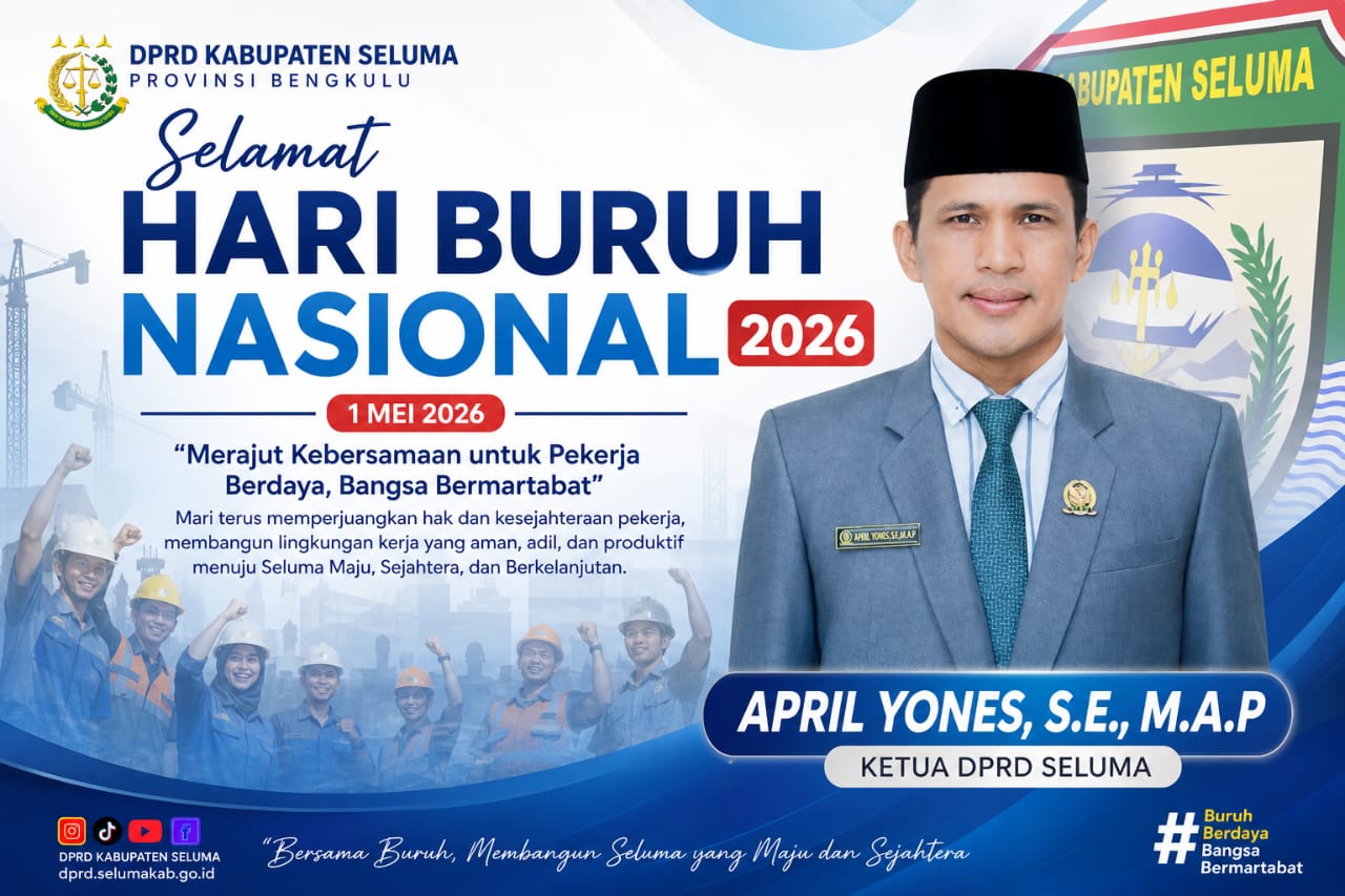 May Day 2026, Ketua DPRD Seluma Janji Kawal Regulasi Berpihak pada Buruh