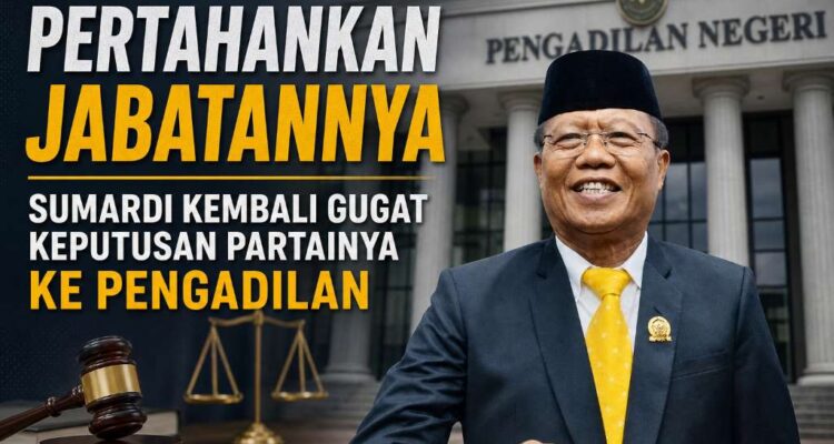 Ogah Dicopot dari Kursi Pimpinan, Sumardi Kembali Gugat ke Pengadilan
