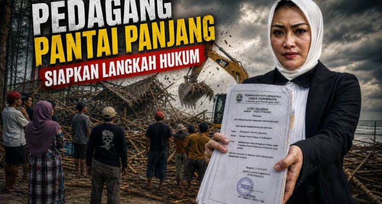 Pasca Pembongkaran Oleh Pemkot, Pedagang Pantai Panjang Siapkan Langkah Hukum