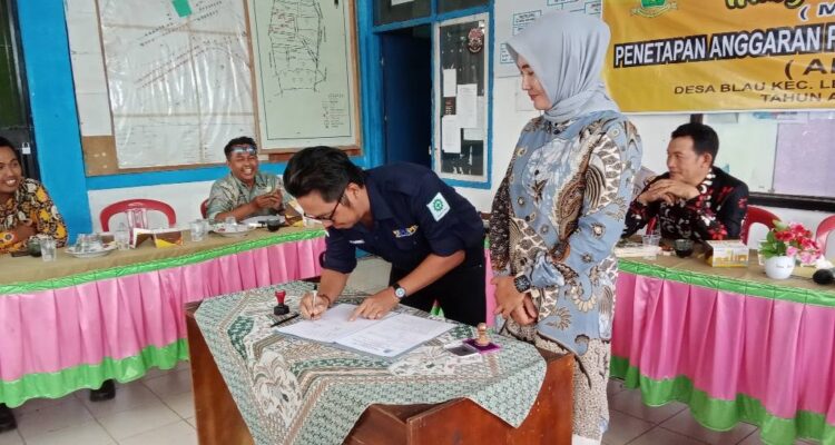 Pemdes Blau Tetapkan APBDes 2026, Fokus Infrastruktur dan Pemberdayaan