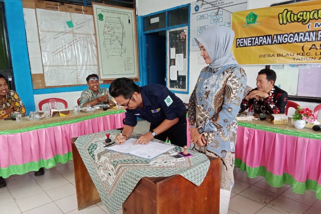 Pemdes Blau Tetapkan APBDes 2026, Fokus Infrastruktur dan Pemberdayaan