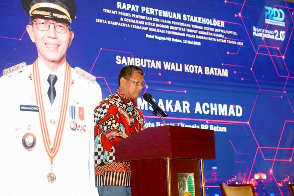 Pemko Batam Targetkan Pendapatan PBJT Tenaga Listrik Rp437,4 Miliar pada 2026