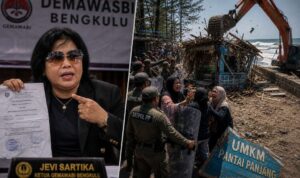 Penggusuran Pantai Panjang, Gemawasbi Desak Pejabat Pemkot Bengkulu Dievaluasi